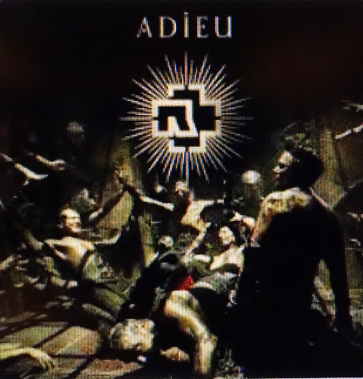Immagine del singolo "Adieu" dei Rammstein.