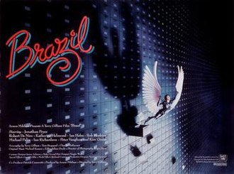 Locandina americana (di Terry Gilliam) del film "Brazil".