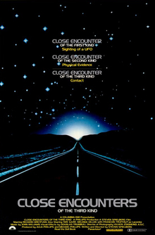 Locandina del film "Close Encounters Of The Third Kind".