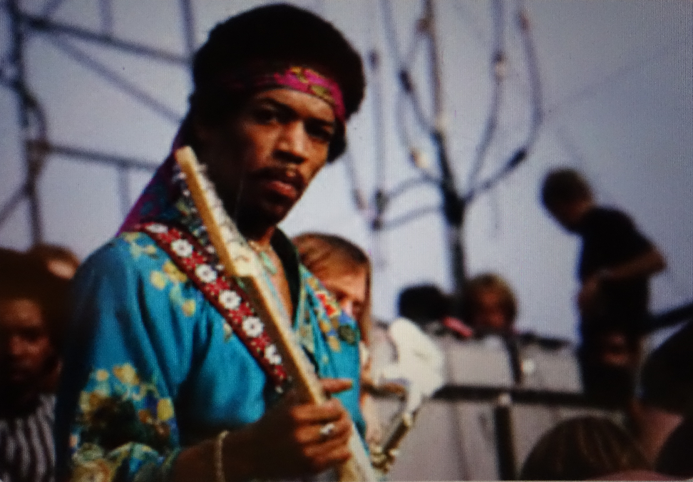 Immagine di Jimi Hendrix in concerto.