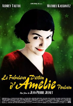 Locandina del film "Le Fabuleux Destin D'Amelie Poulain" (Amelie).