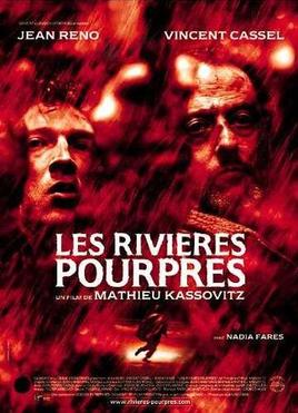 Locandina del film "Les Rivieres Pourpres" (The Crimson Rivers).