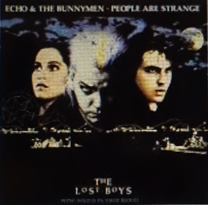 Immagine del singolo "People are strange" di Echo & The Bunnymen.