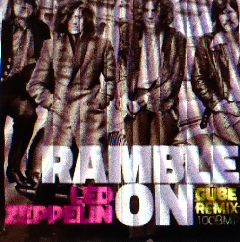 Immagine del singolo "Ramble on" dei Led Zeppelin.