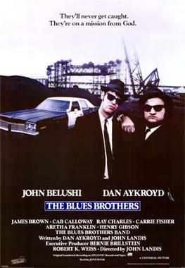 Locandina del film "The Blues Brothers".