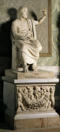 Arte Romana - Ritratto di uomo letterato. Galleria Borghese, Roma.